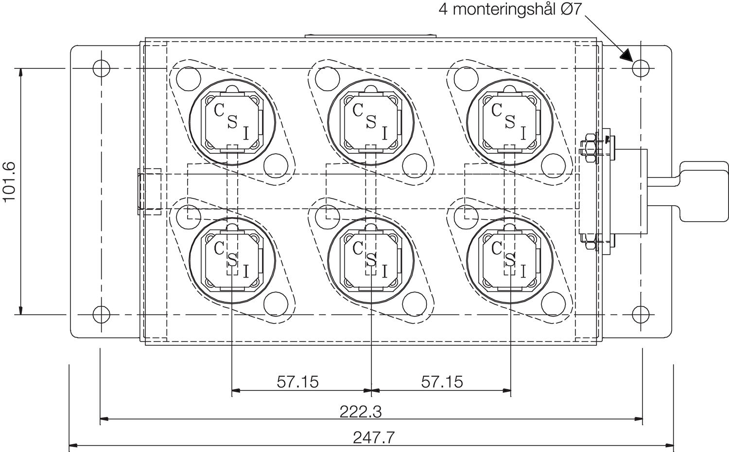 Mittakuva: Y-avainyksikkö