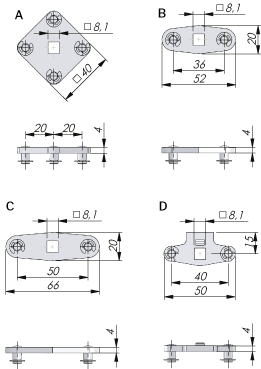 Monipiste teljet mitat
