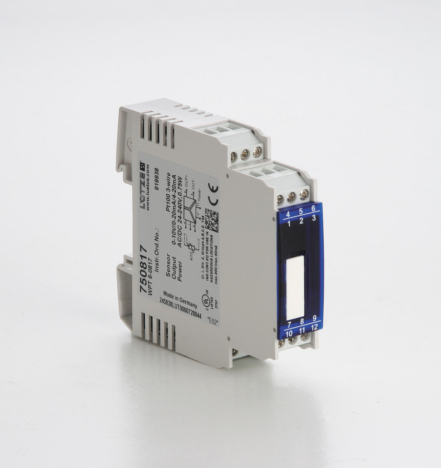 Monitoimi mittamuunnin PT-100-anturille