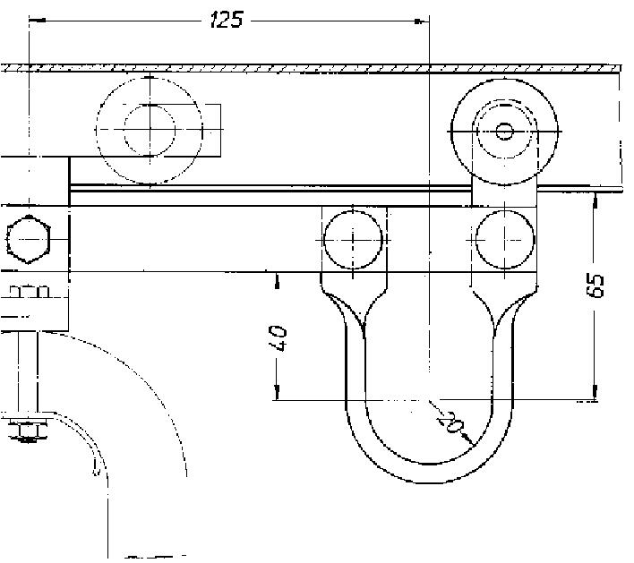 Mukaanottolenkki mittakuva