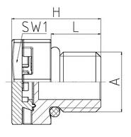 Muoviset huohotintulpat metrisellä kierteellä