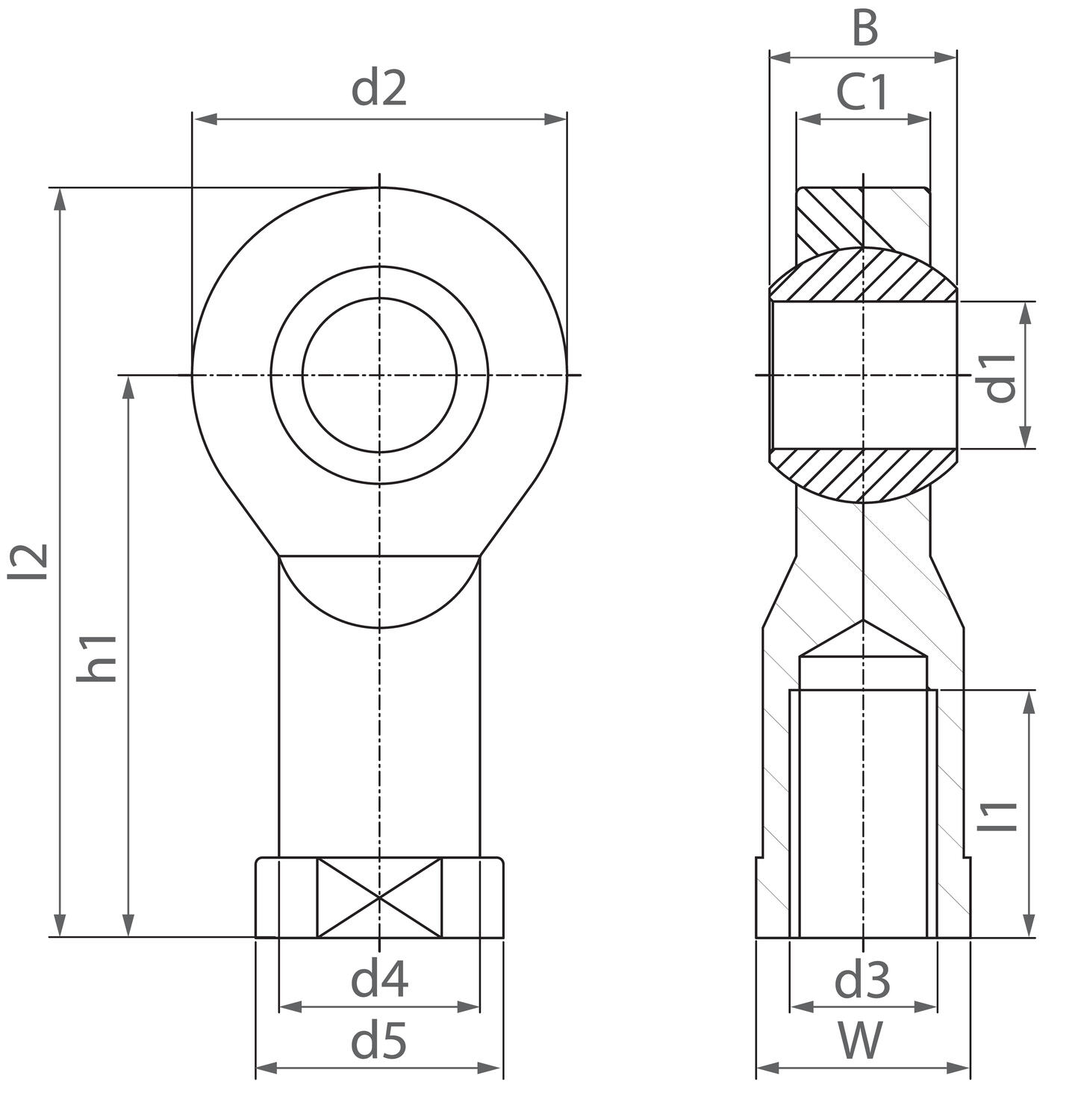 Nivelpää igubal sisäkierre
