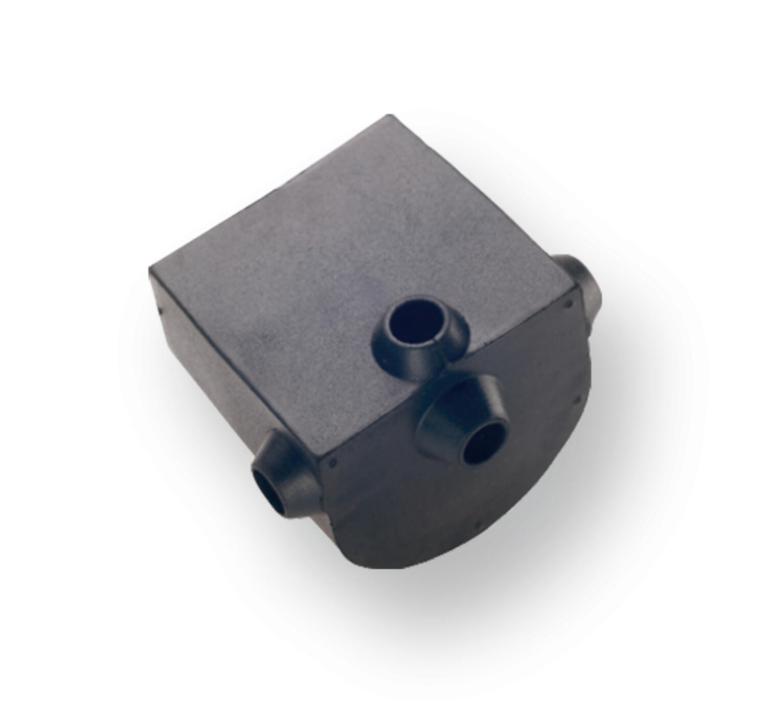 Päätykappale, 32 mm profiili, musta