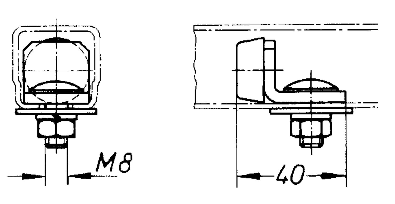 Päätypysäytin tekninen kuva