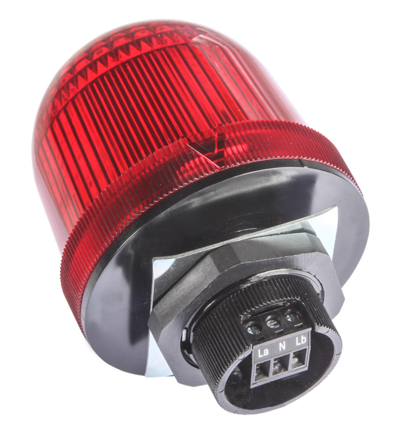 Paneeliasennettava LED-välähdysvalo 60/75 mm punainen