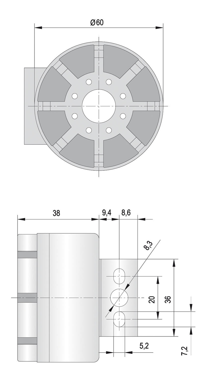 Paneeliasennettava summeri 22 mm