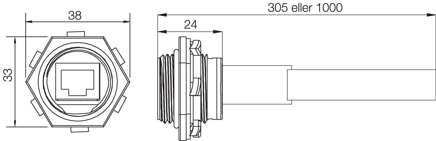 Panelcontact, dimension