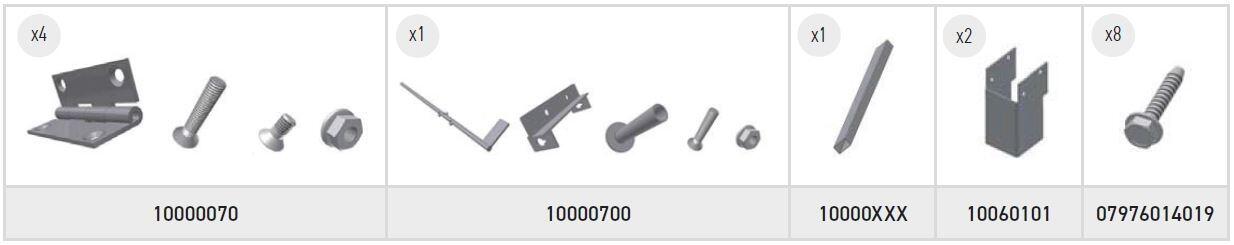 Parisaranaovi, asennuskuva