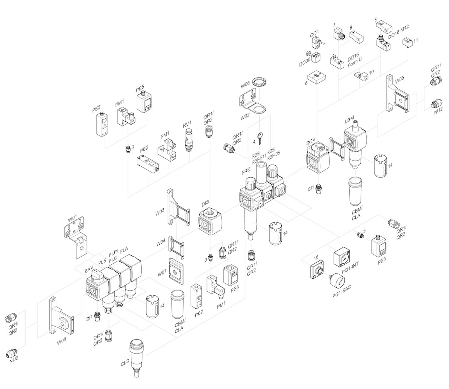 Partikkelisuodatin tarvikkeet
