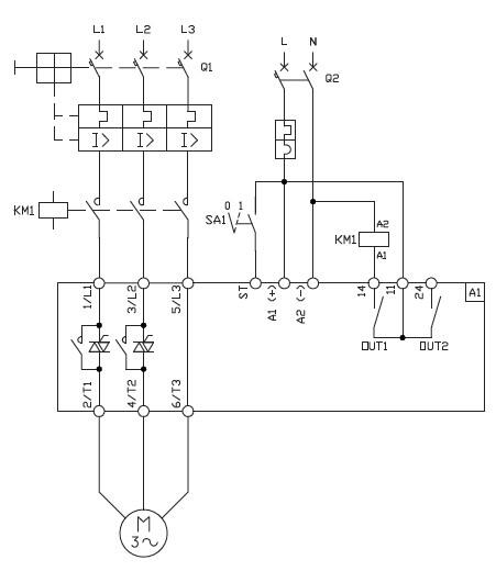 Pehmokäynnistin 6-45 A