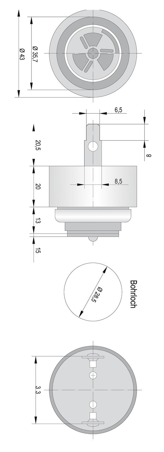 Pinta-asennettava summeri BU1 ja paneeliasennettava summeri