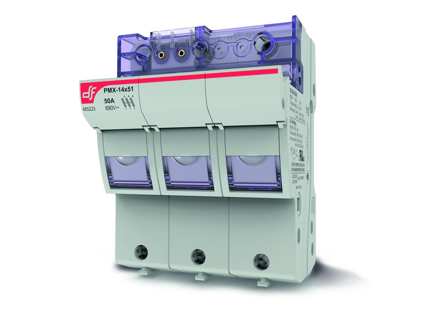 PMX 14x51 sulakepesä 3-napainen mikrokytkimellä