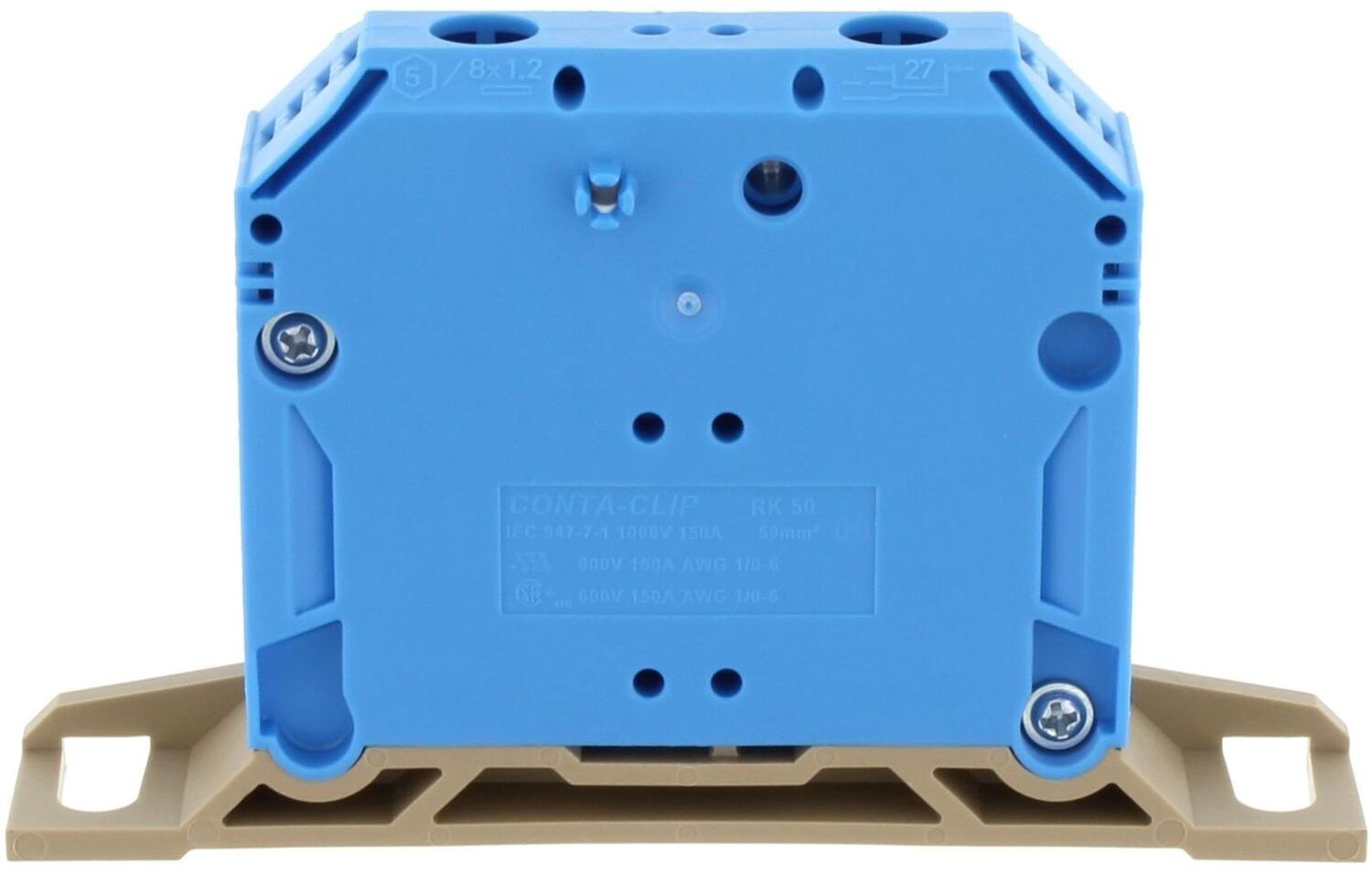 Pohja-asenteiset ruuviliittimet