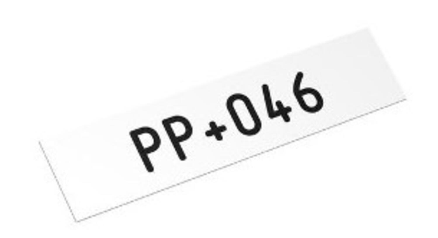 PP-nauhaprofiili, valkoinen