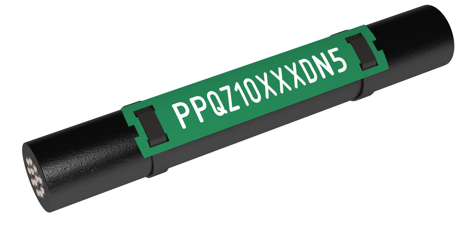 PPQZ kaapelimerkki vihreä