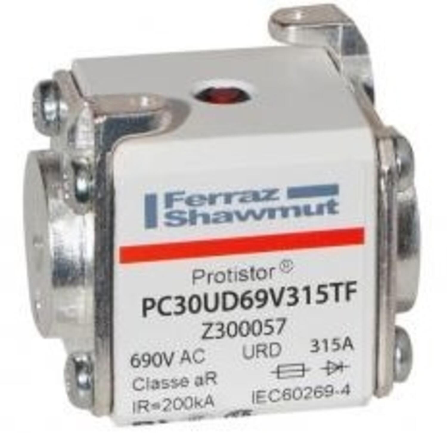 Protistor puolijohderele koko 30 aR 690 V 315 A