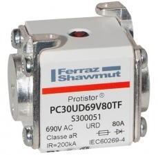 Protistor puolijohderele koko 30 aR 690 V 80 A