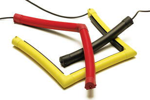 Public information, colour coded terminal straps