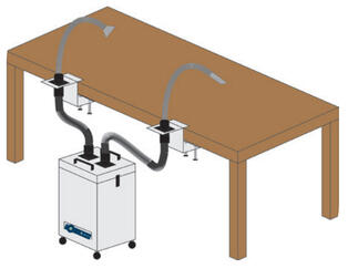 PUREX Fumecube Pro -kohdepoistolaite