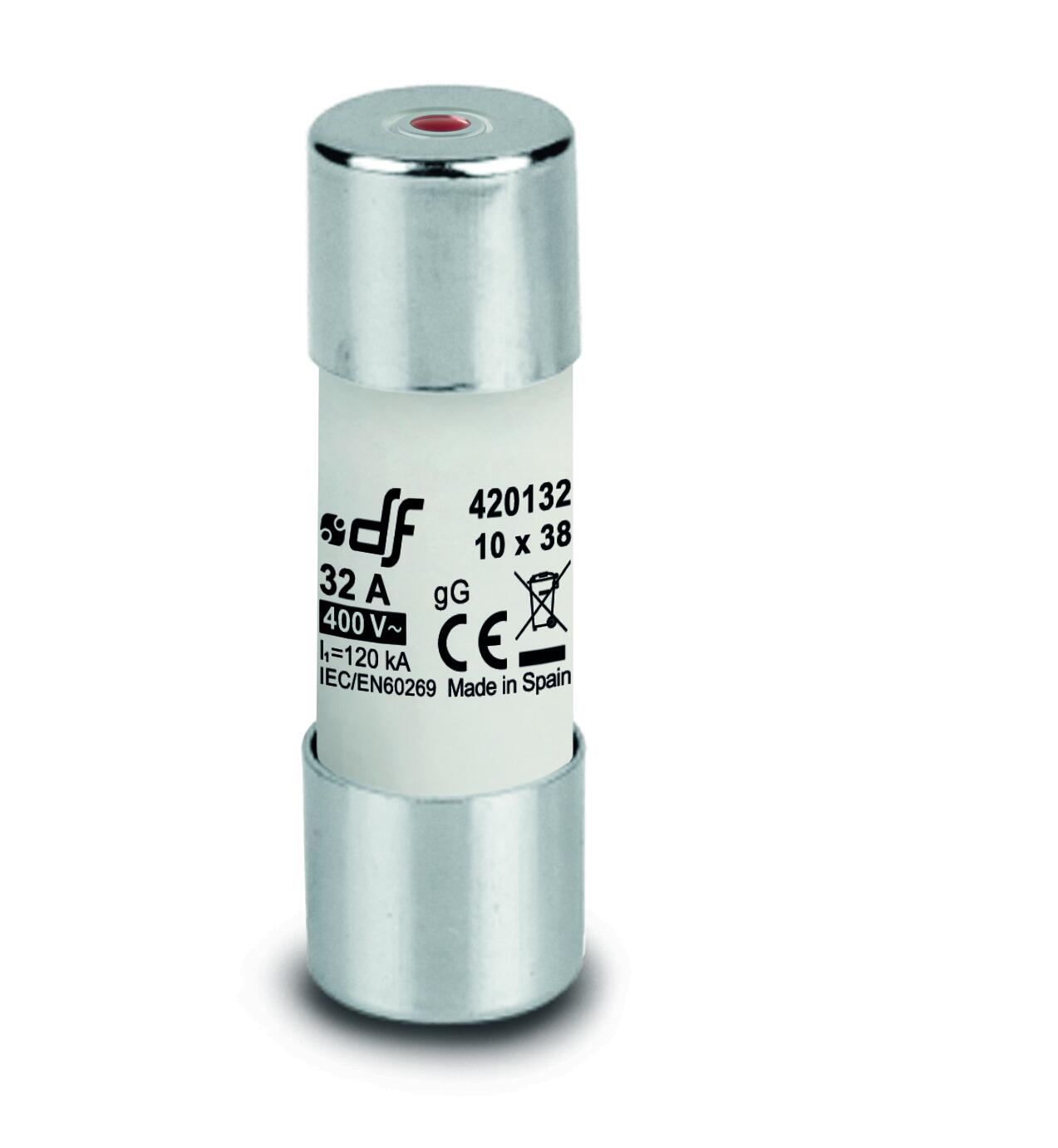 Putkisulake 10x38 gG indikaattori