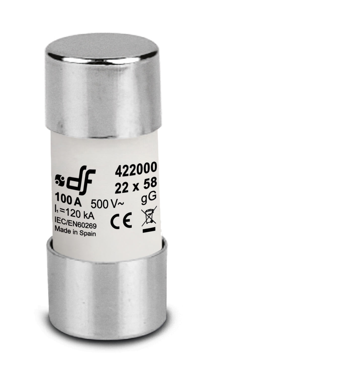 Putkisulake 22x58 gG