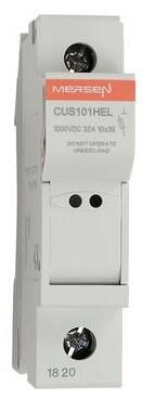 PV-sulakepesä 1000 VDC 1-napainen