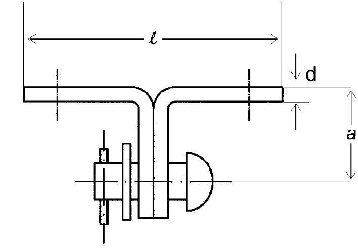 Pyörökaapelisatulan kiinnityspala tekninen kuva
