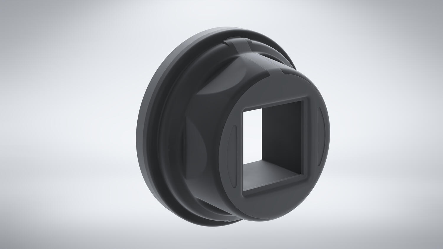 Pyöreä kaapeliläpivienti