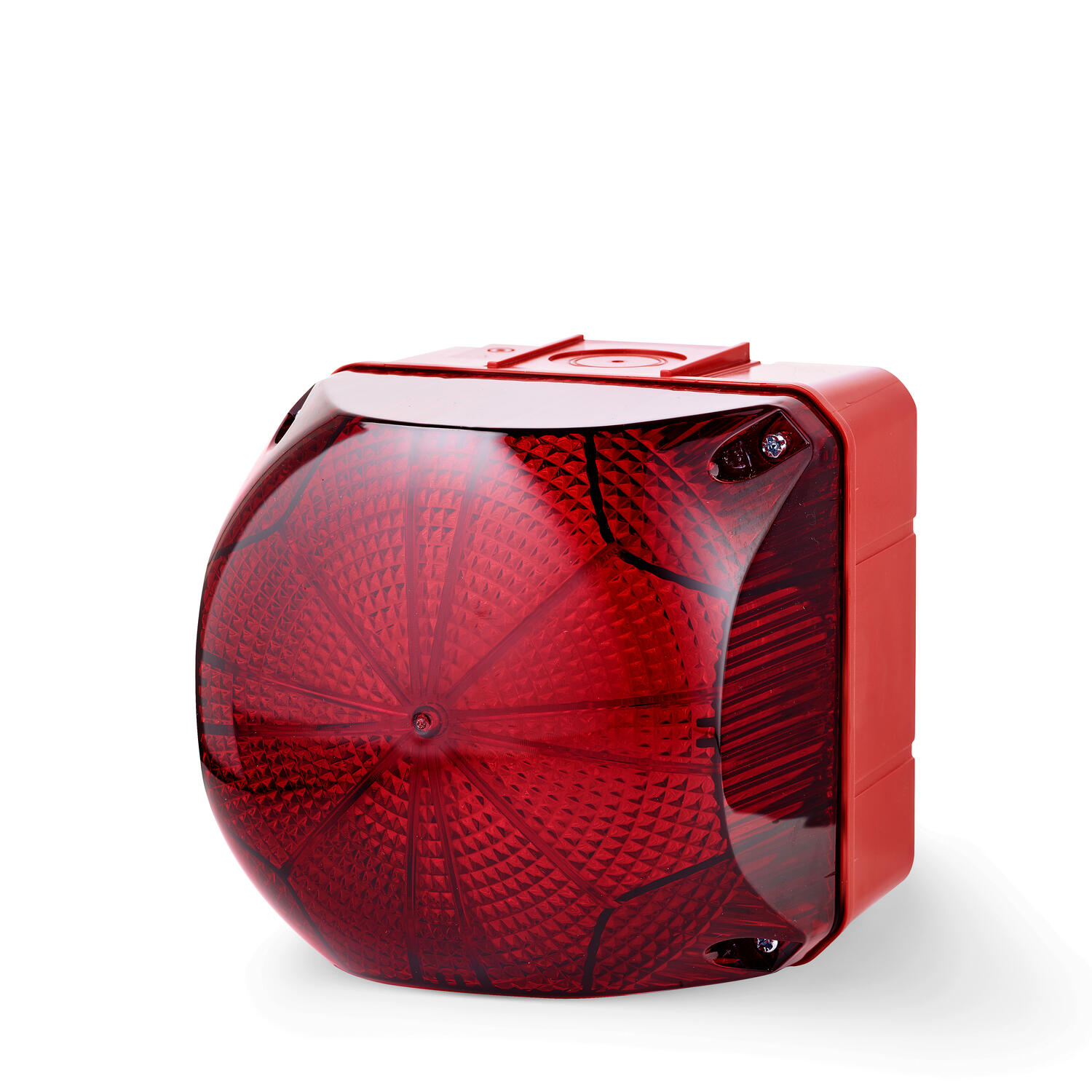 Q-sarjan varoitusvalo äänellä, punainen