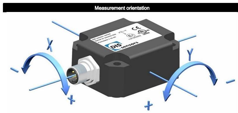 QG30-kallistusanturi, 1-akseli