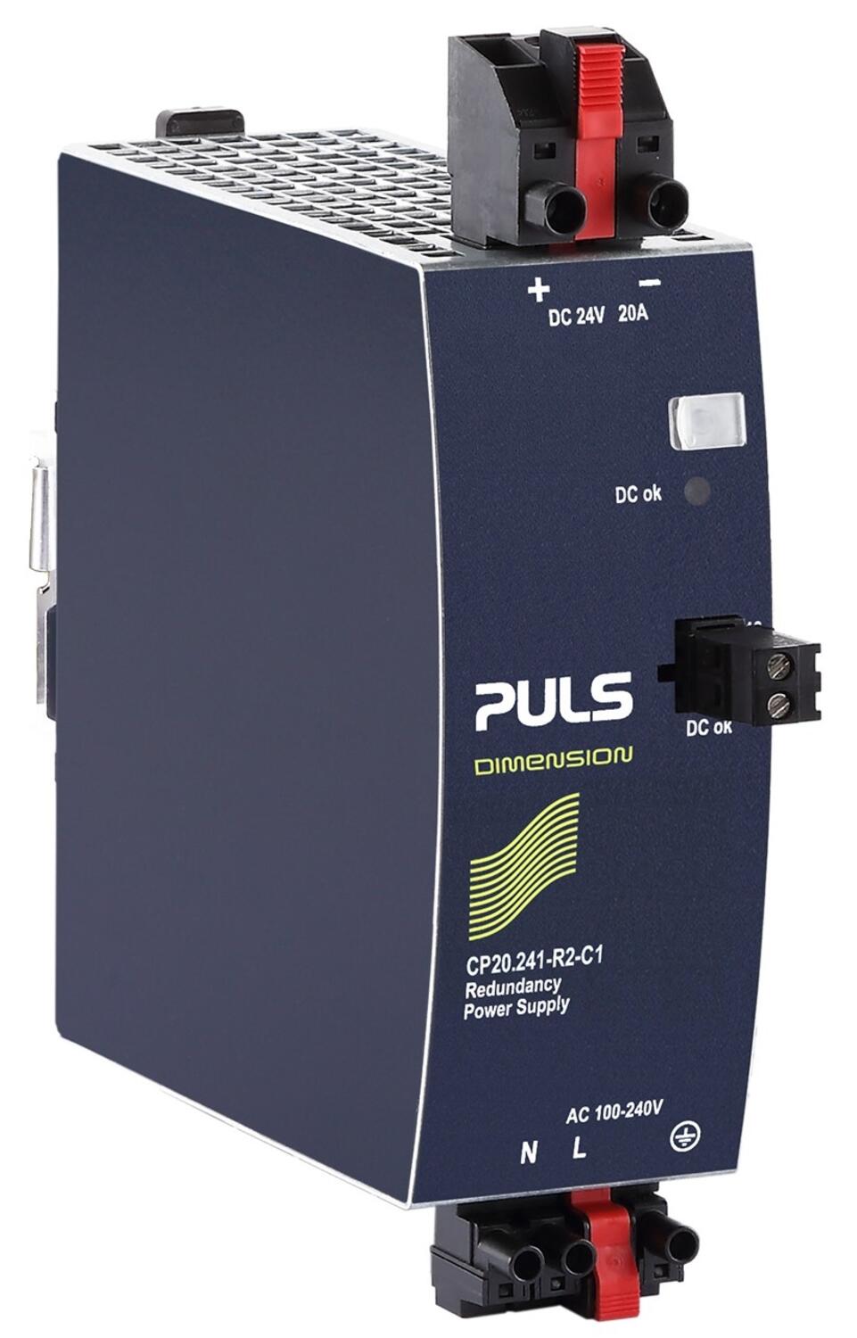 Redundantti teholähde 100-240 V AC