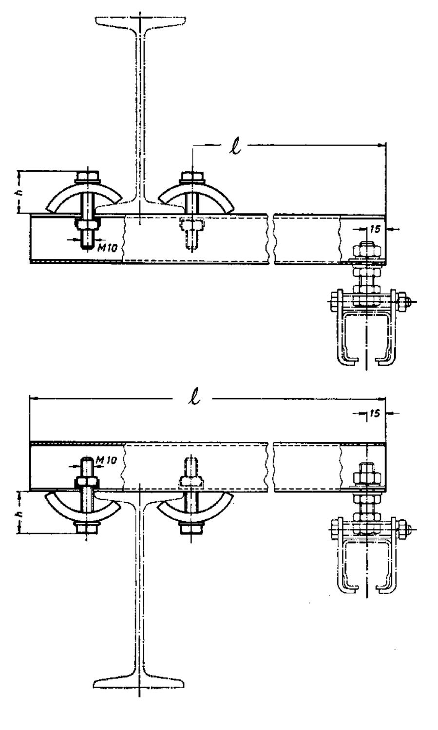 Ripustuskonsolit tekninen kuva