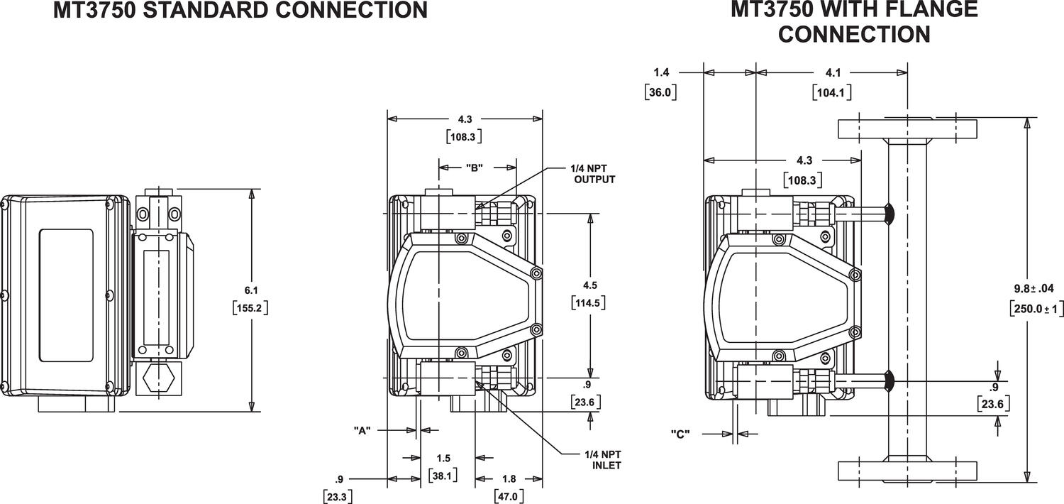 Rotametri MT3750C mitat5