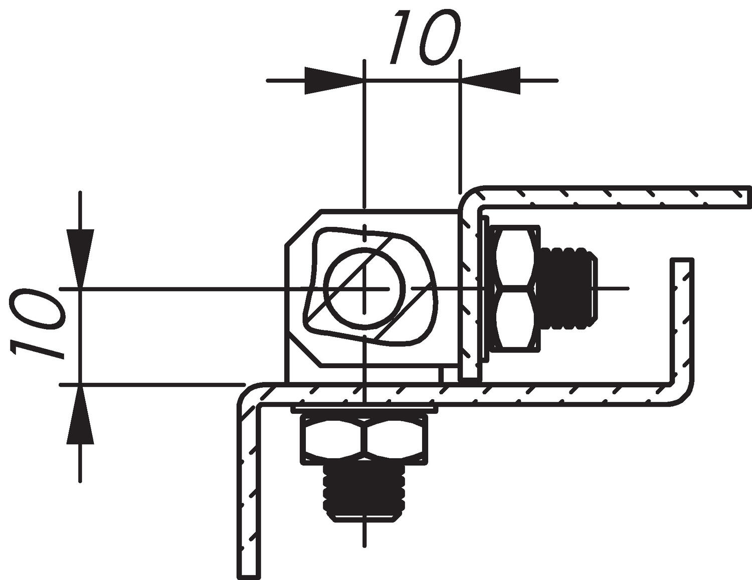 Ruostumaton Bolt-on sarana 180° avautumiskulma mitat