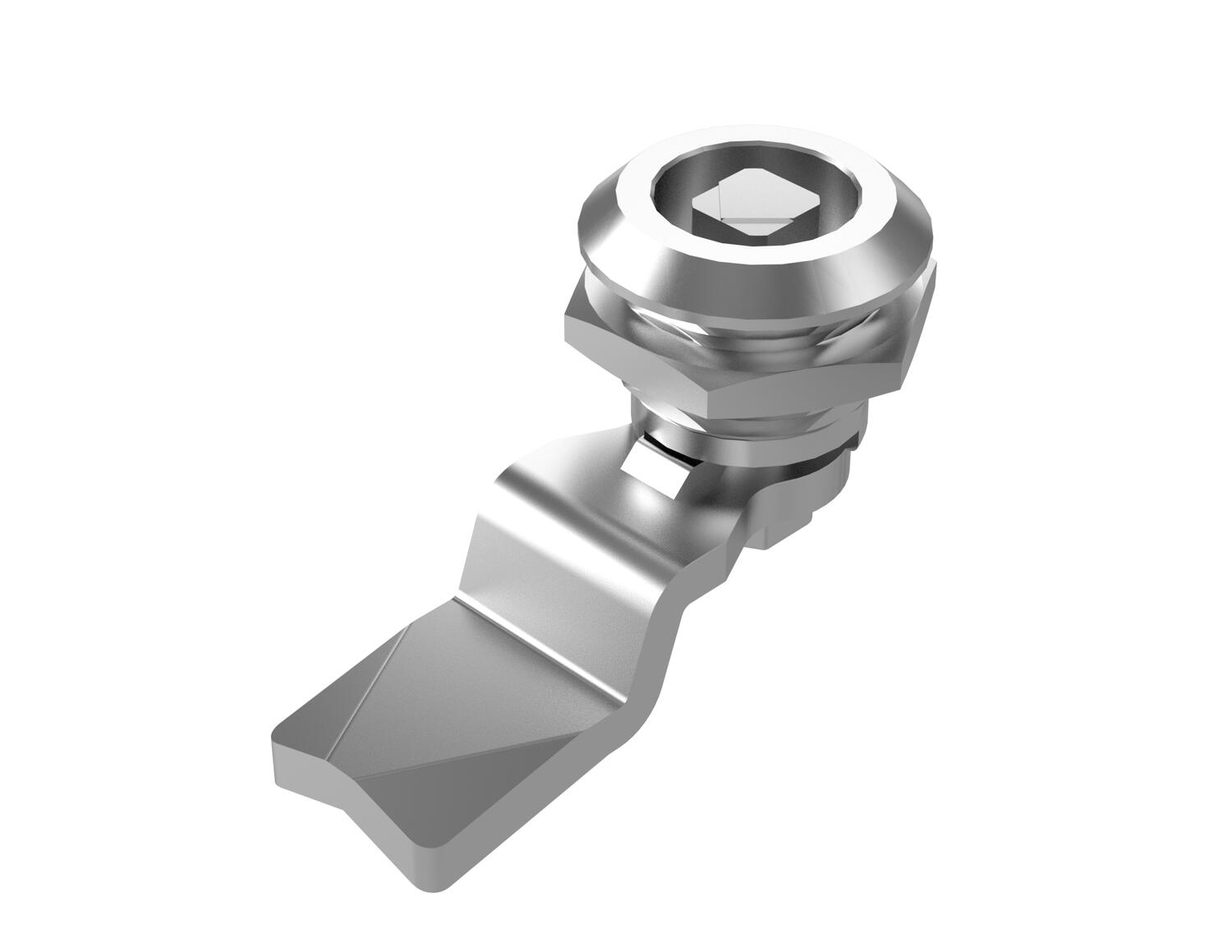 Ruostumaton lukko 18 mm lukkopesällä