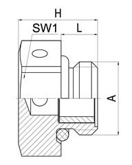 Ruostumattomat huohotintulpat metrisellä kierteellä