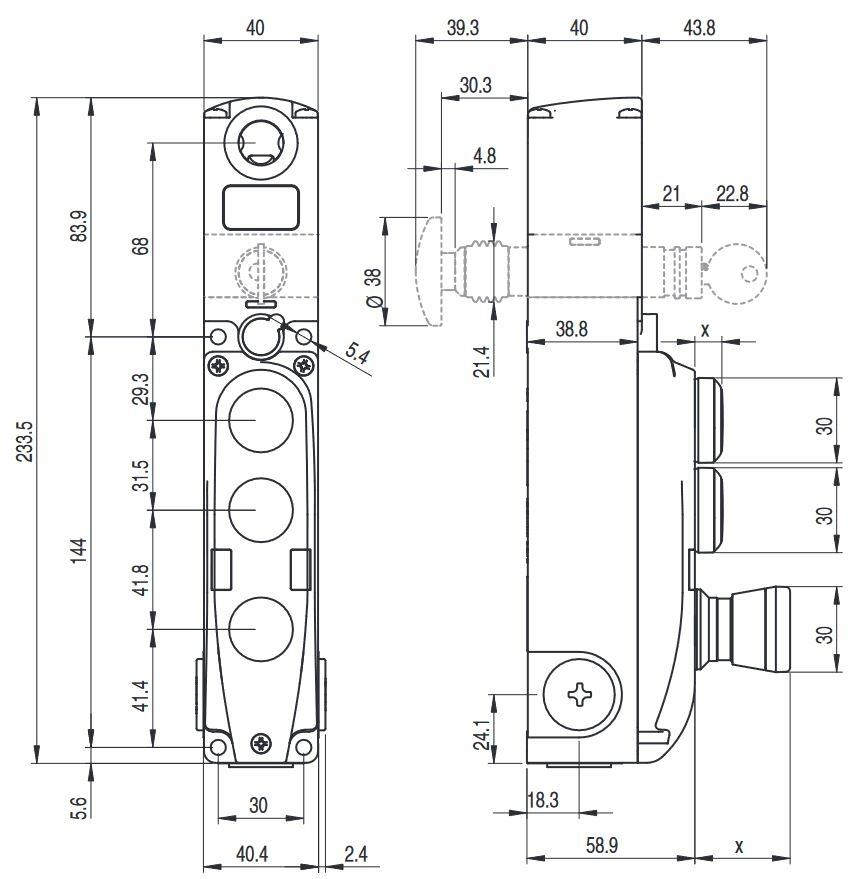 Sähkölukko NG, kytkentäkuva