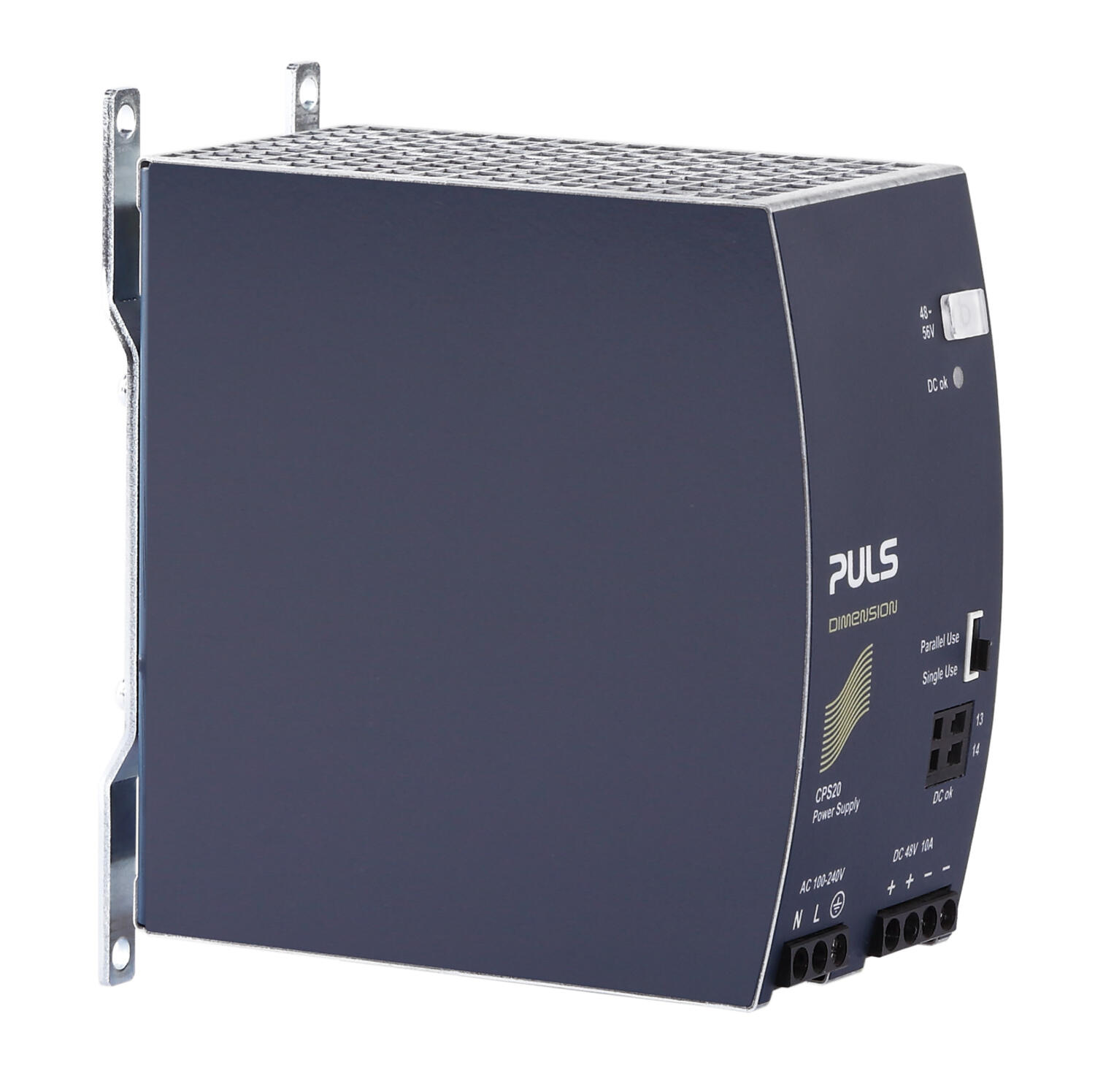 Seinäkiinnike Dimension-teholähteille