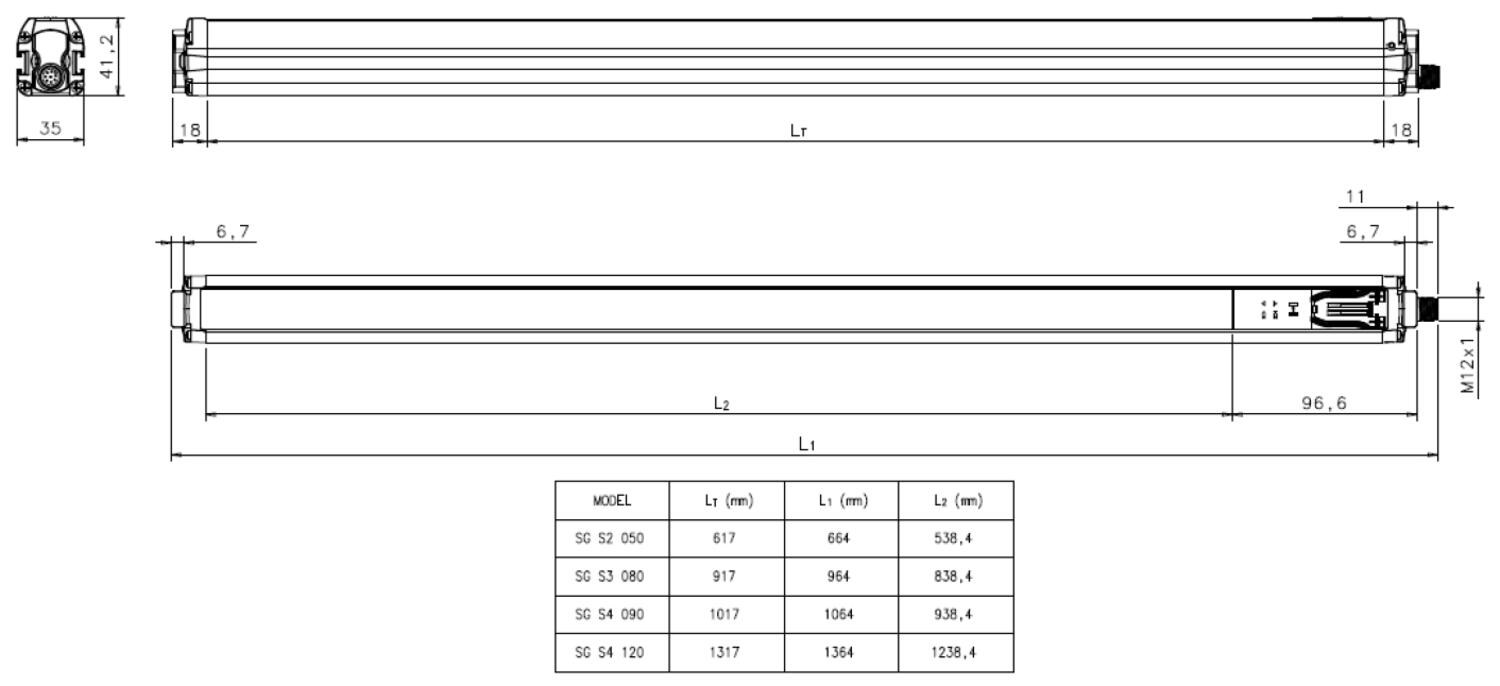 SG Body Compact mitat