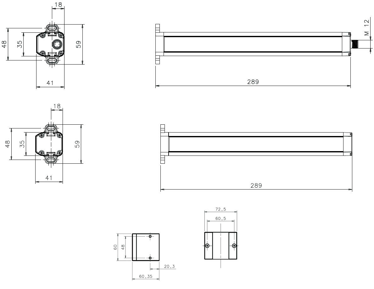 SG ja SG-BIG tarvikkeiden tekninen kuva