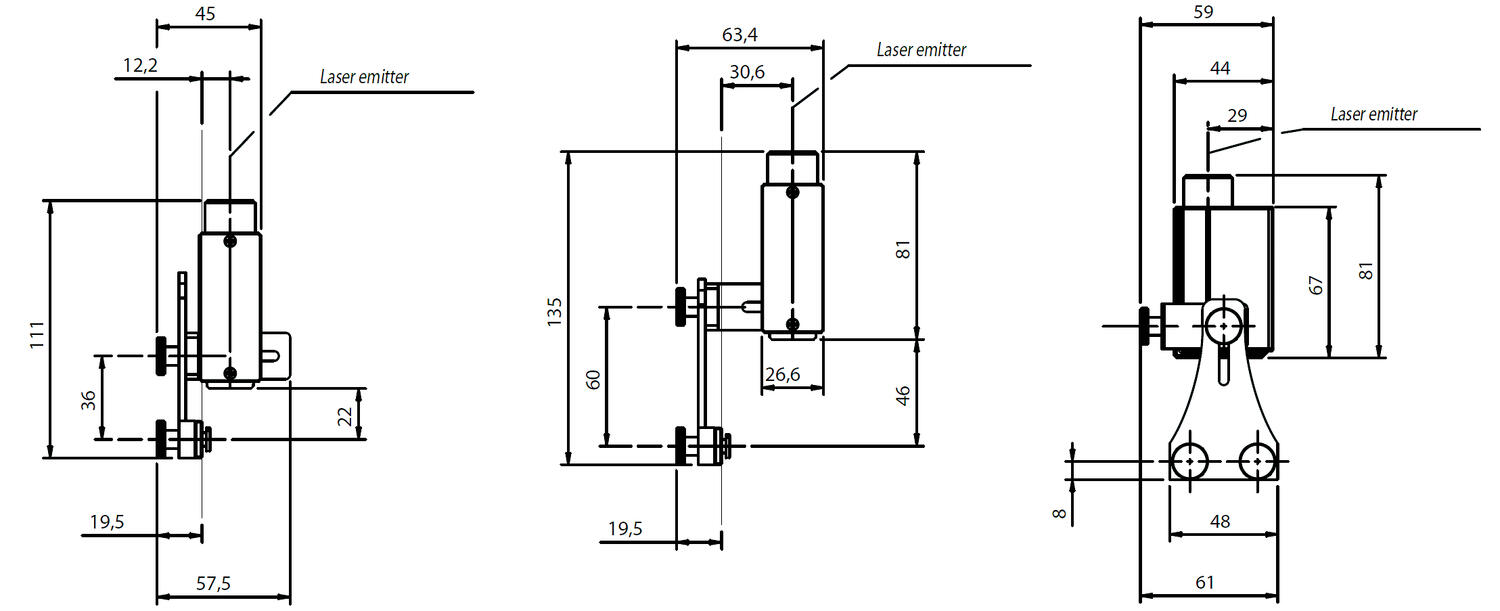 SG-LP laserkohdistin