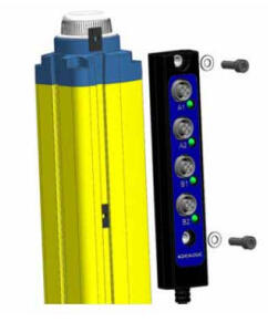 SG-M-CB asennus valoverhoon