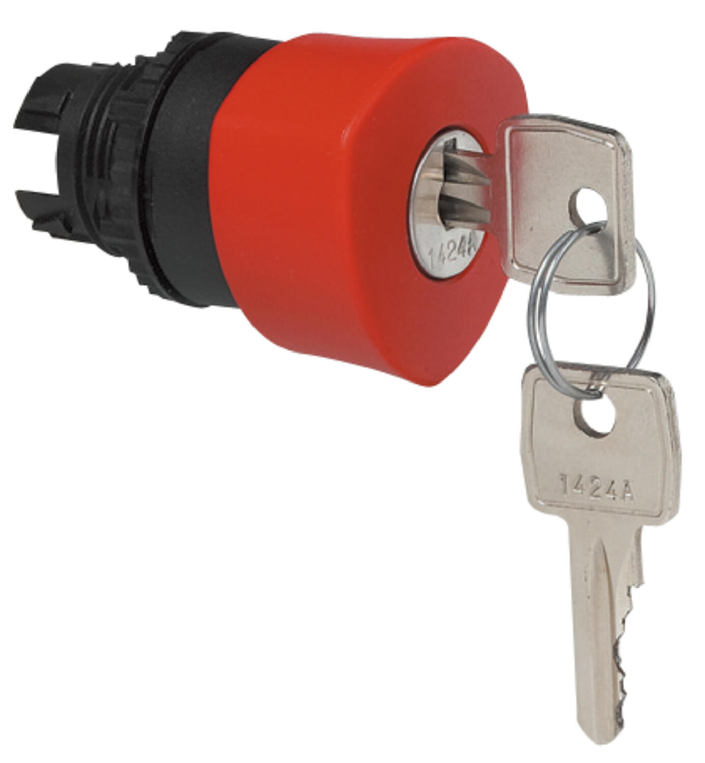 Sienipainike punainen avainpalautus ø40 mm