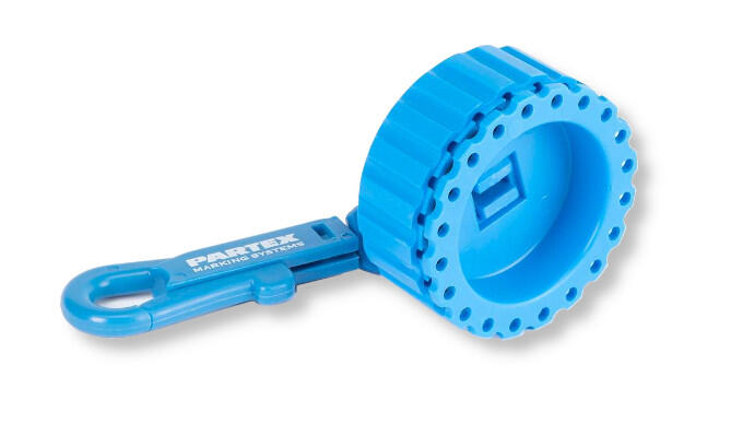 Sininen pidike MD10 asennuspuikoille