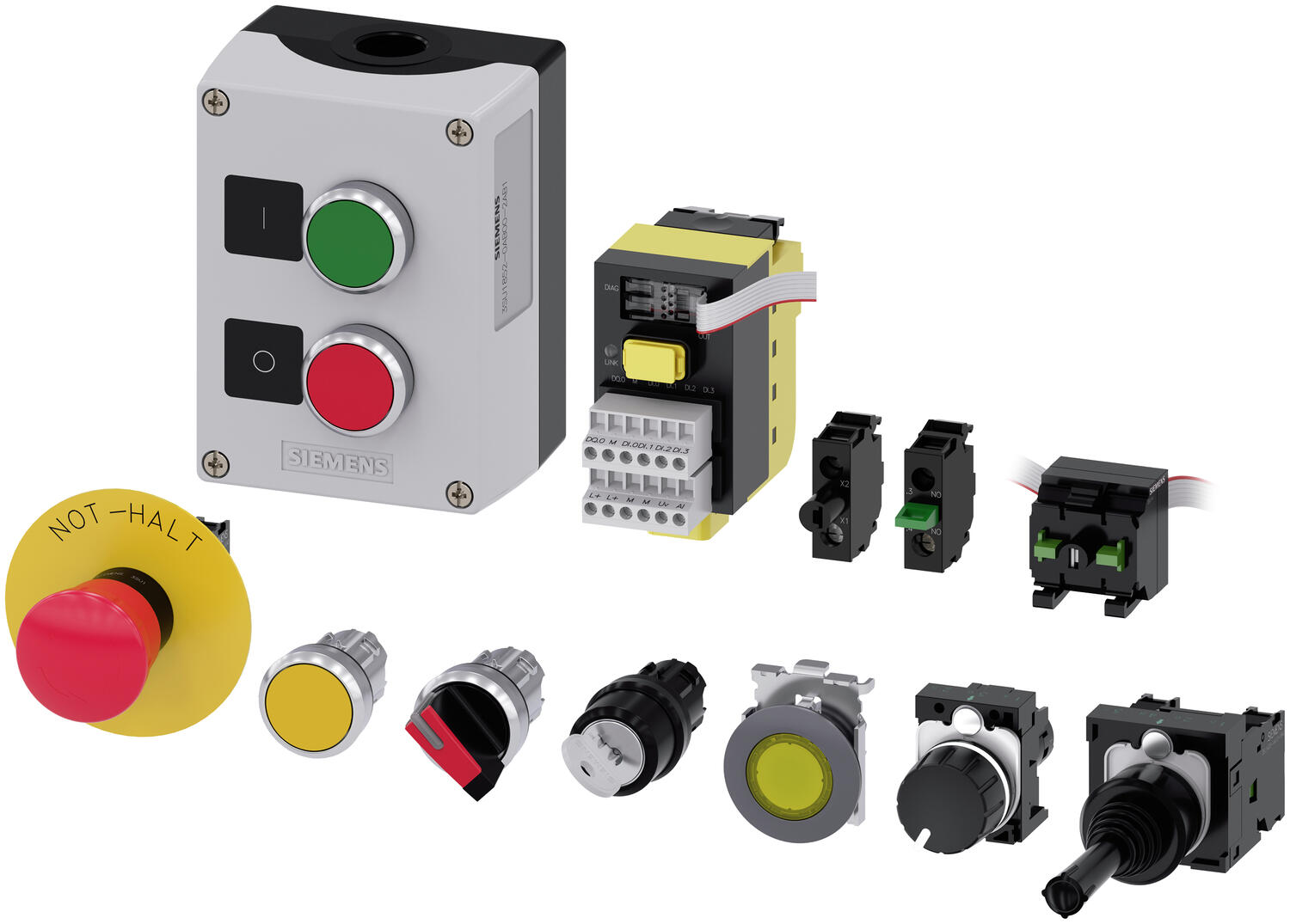 SIRIUS ACT painikkeet ja merkkilamput