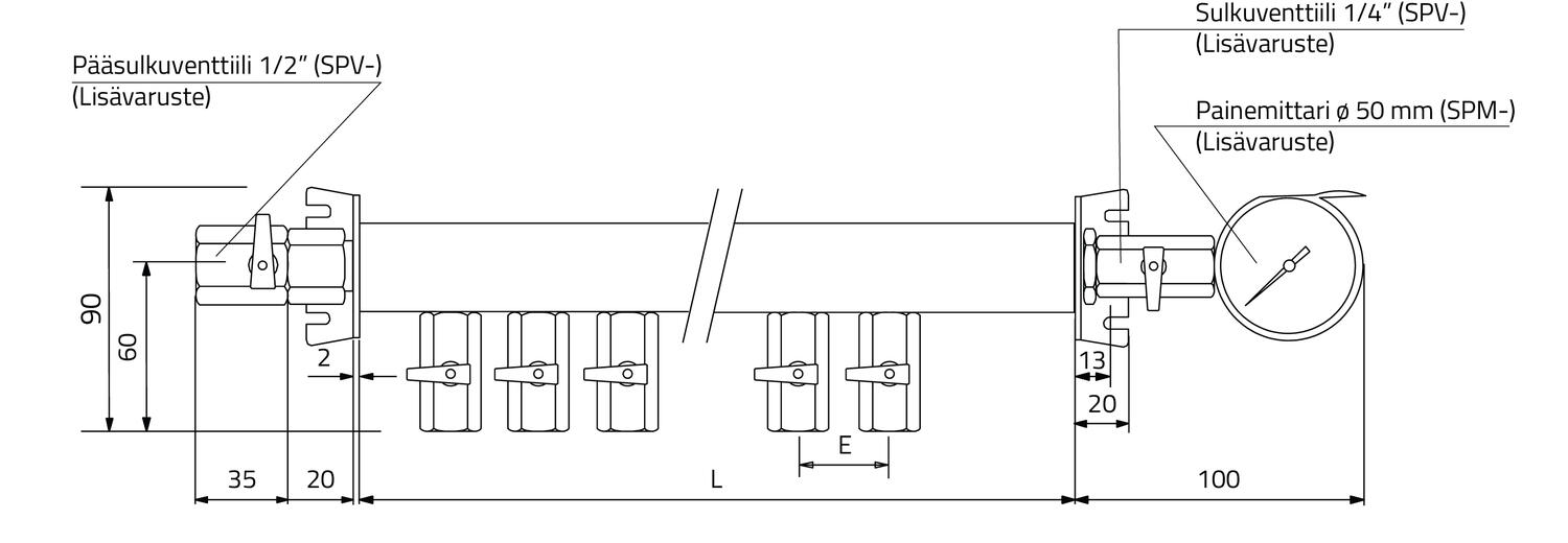 SJTK-Jakotukki mittakuva