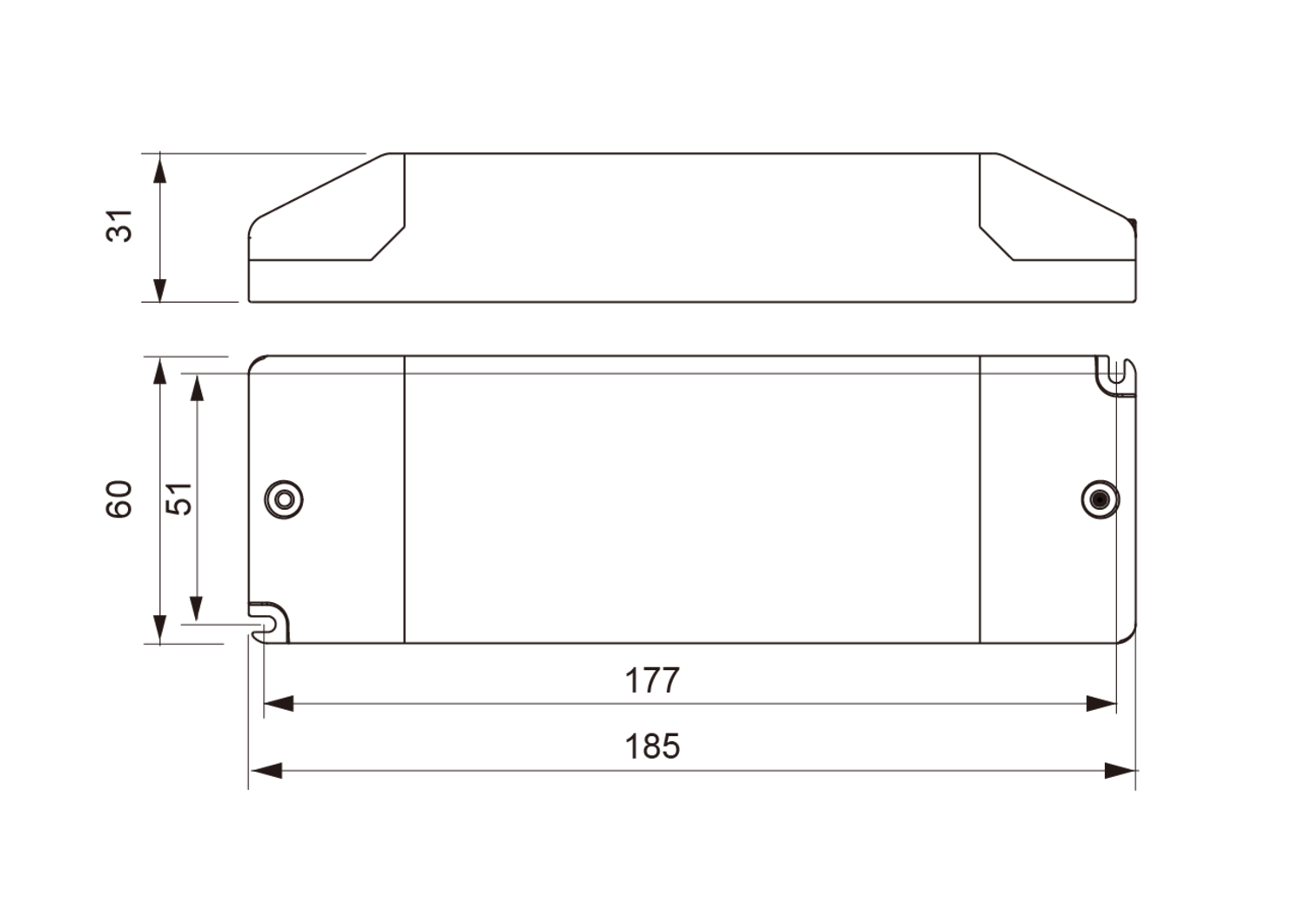 SLT150-24VLG-E mitat