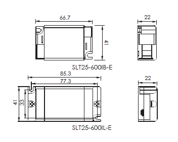 SLT25-600IB(L)-E mitat