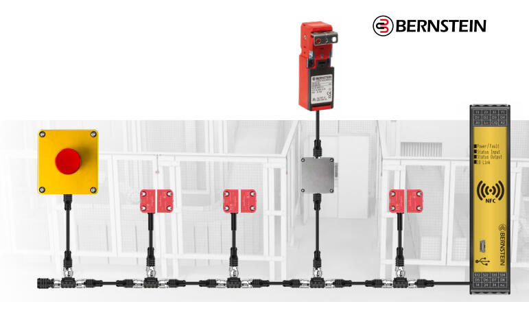 SRF kytkentärasia mekaaniselle turvarajalle tekninen kuva