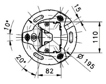 Suojaava asennustolppa